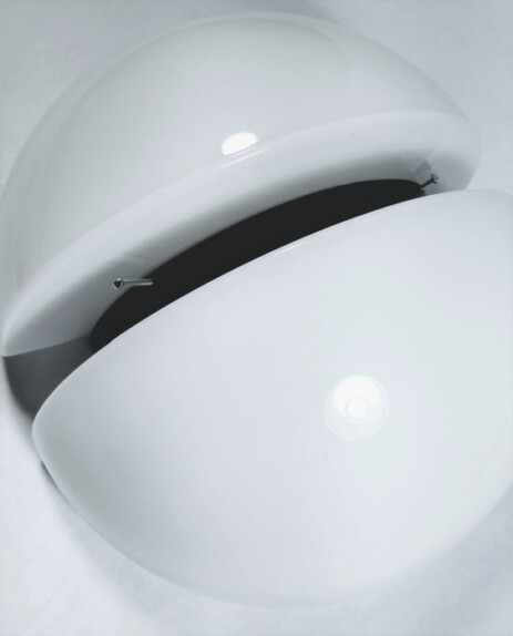 Raak Holland W1876 Opalglas Viertelkugel Wandleuchten 