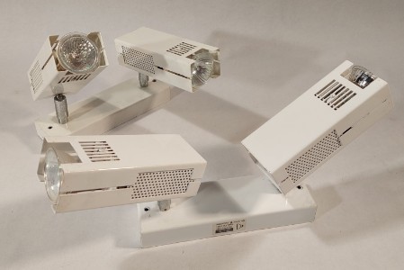 1980 postmoderne niedervolt spots bosshardt deckenspot 80s design