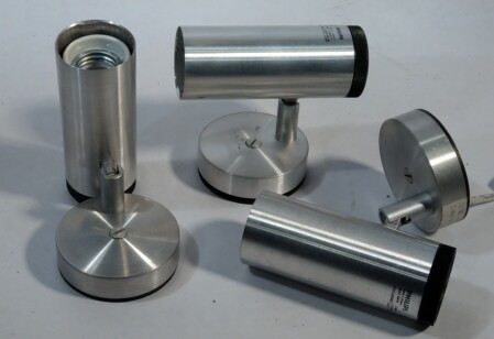 philips kleinspots mit gelenk gebürstetes aluminium