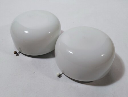 paar Regent kleine Deckenleuchten clochen um 1960