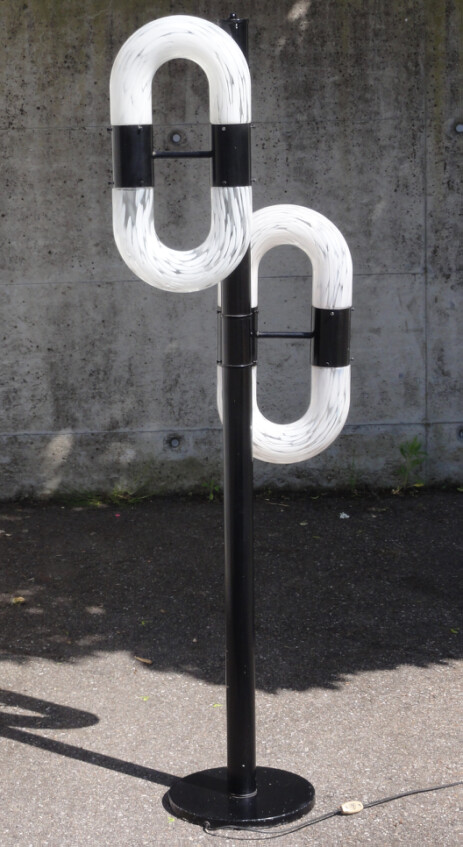 Mazzega Stehleuche Aldo Nason 1960 Murano schwarz