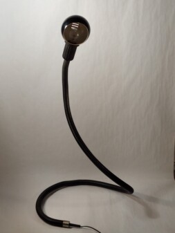 Isao Hosoe hebi milano 1970 lamp giant valenti black 