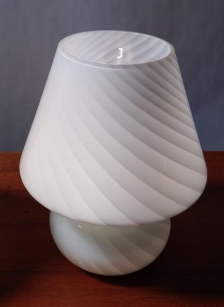  murano mushroom swirlglass lamps sixties