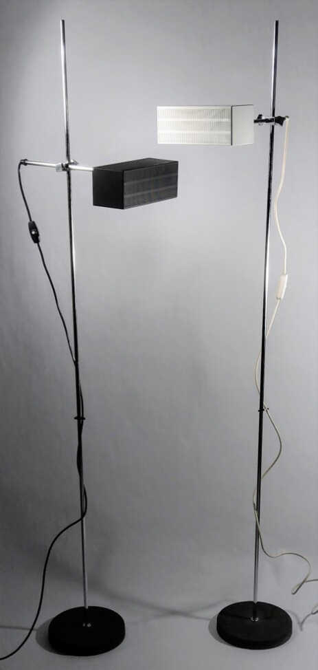 Kubus Architektenleuchte Stehlampe modernist ca 1955