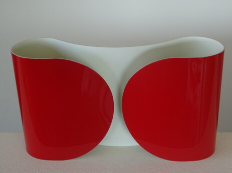 tobia scarpa flos italy foglio rot 1965 wandleuchte