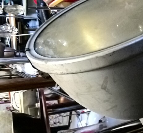 riesenspot für fassadenbeleuchtung um 1945 - 1960