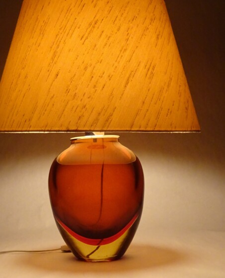 big murano lamp sixties design original vintage 