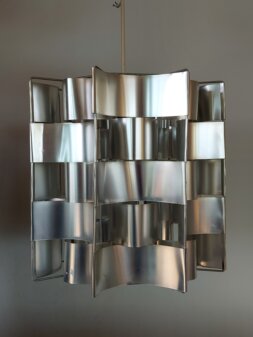 max sauze  jupiter I aluleuchte hanging lamp design icon 1970