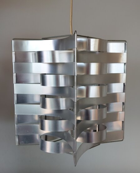 max sauze  jupiter II aluleuchte hanging lamp design icon 1970